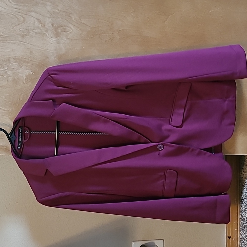 Plum Blazer - Maurices Plus Size 0
